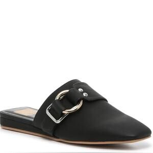 Dolce Vita 9.5  Gilian Mule NWOB biker moto black